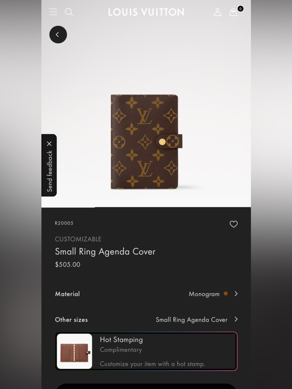 Louis Vuitton Brown Monogram Canvas Agenda PM - Picture 6 of 7